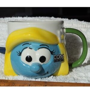 The Smurfs Smurfette Sculpt Mug Core Home Ceramic 14.2 oz 420 ml